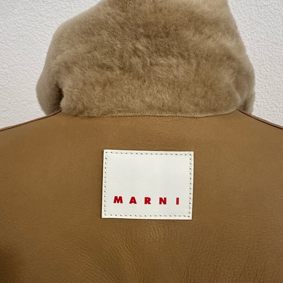 Bogner camel leather Jacket with Shearling Lining - Picture 9 of 13